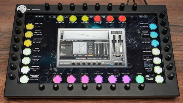 iZotope plugins on the MP Controller