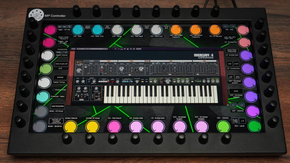 Cherry Audio plugins on the MP Controller
