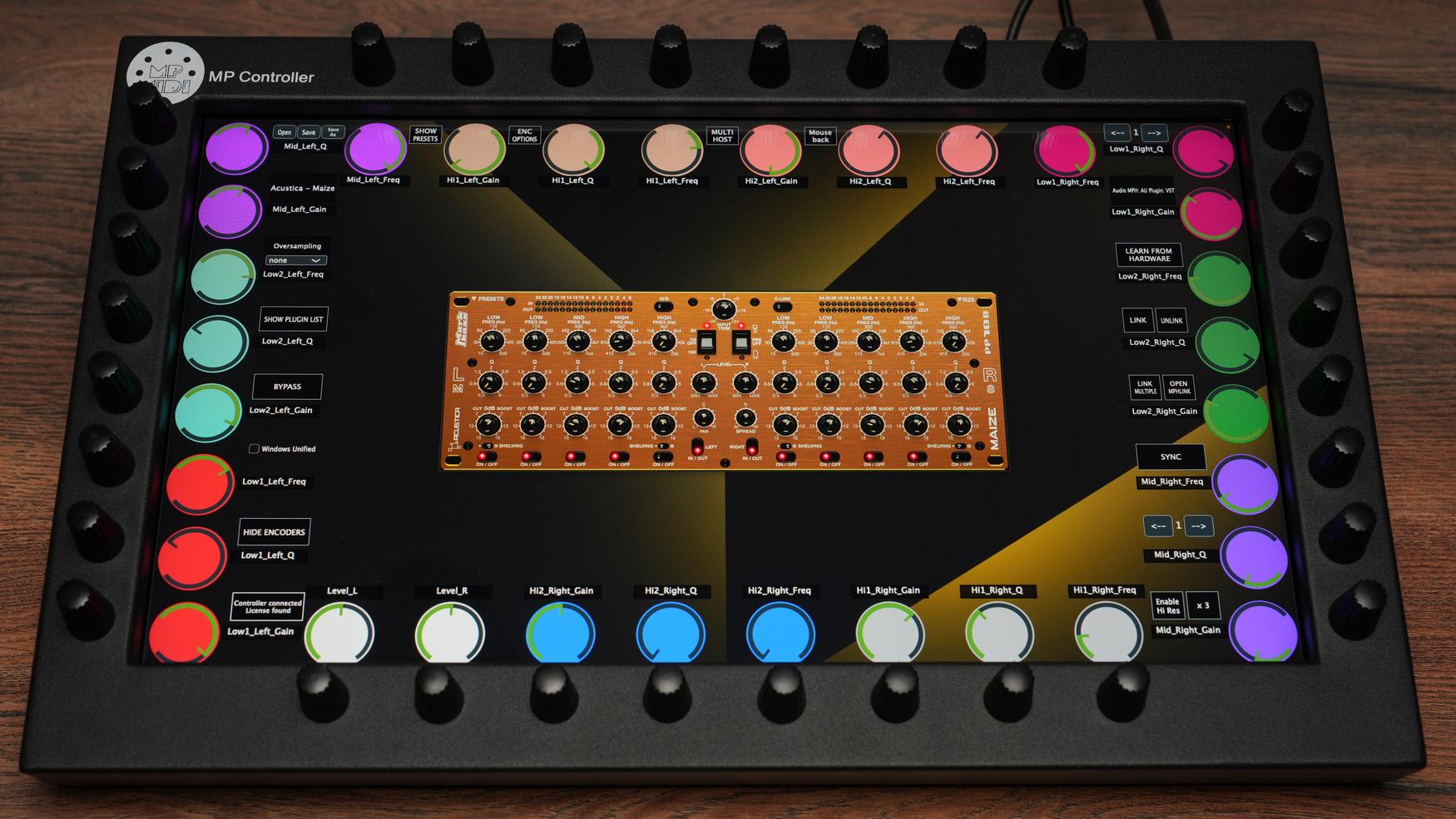 Acustica Audio Maize plugin on MP Controller
