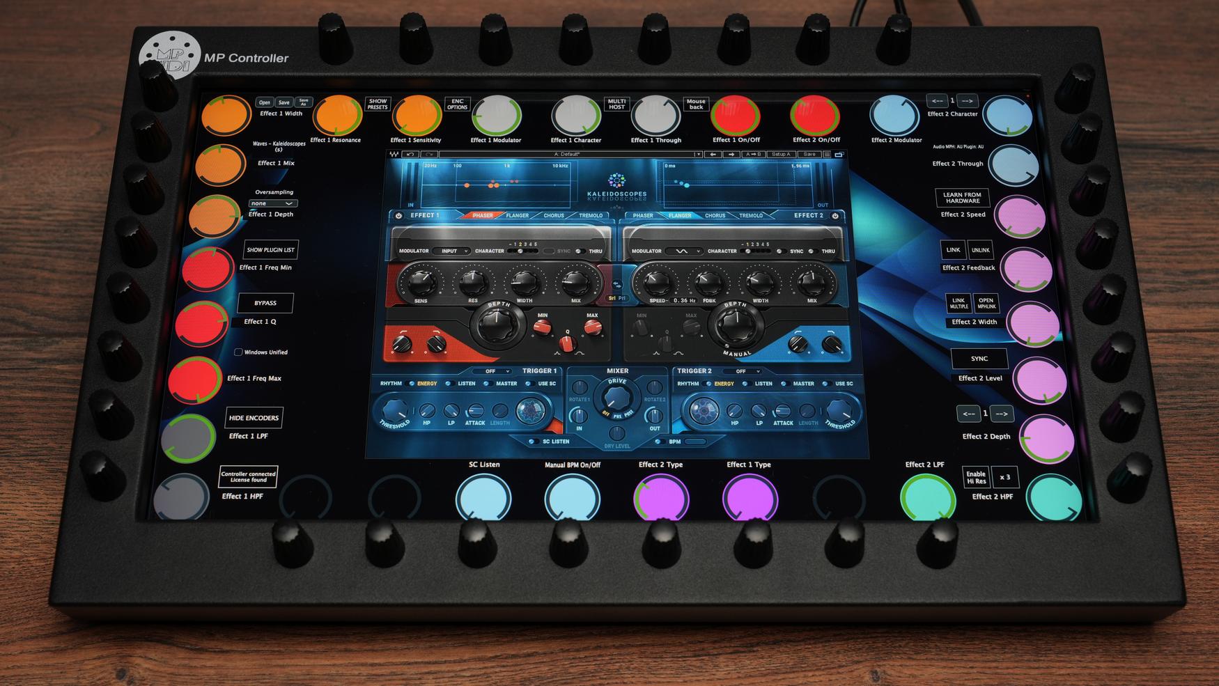 Professional audio control with Waves plugins on MP Controller